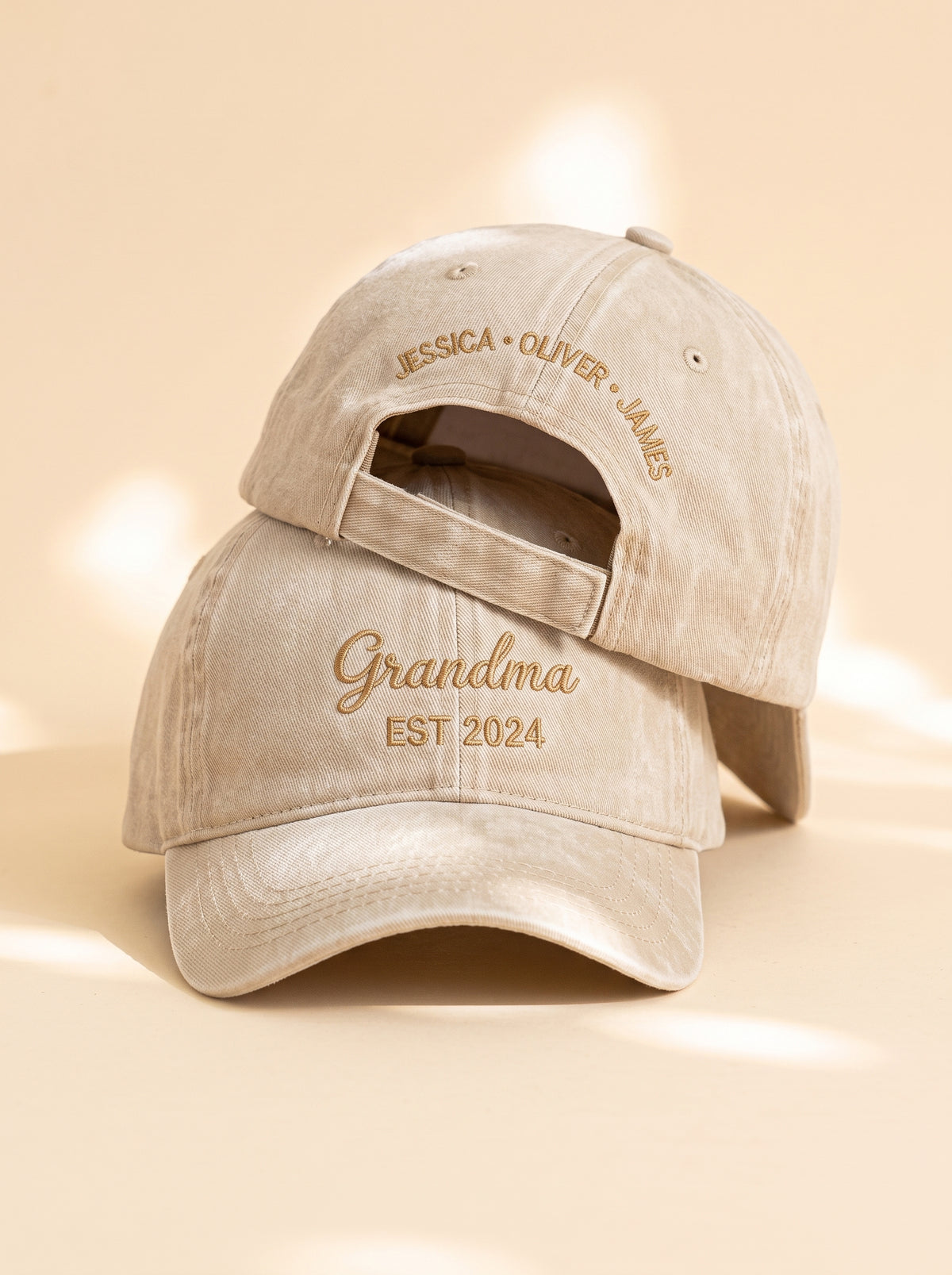 Cap Grandma Since Embroidered Date