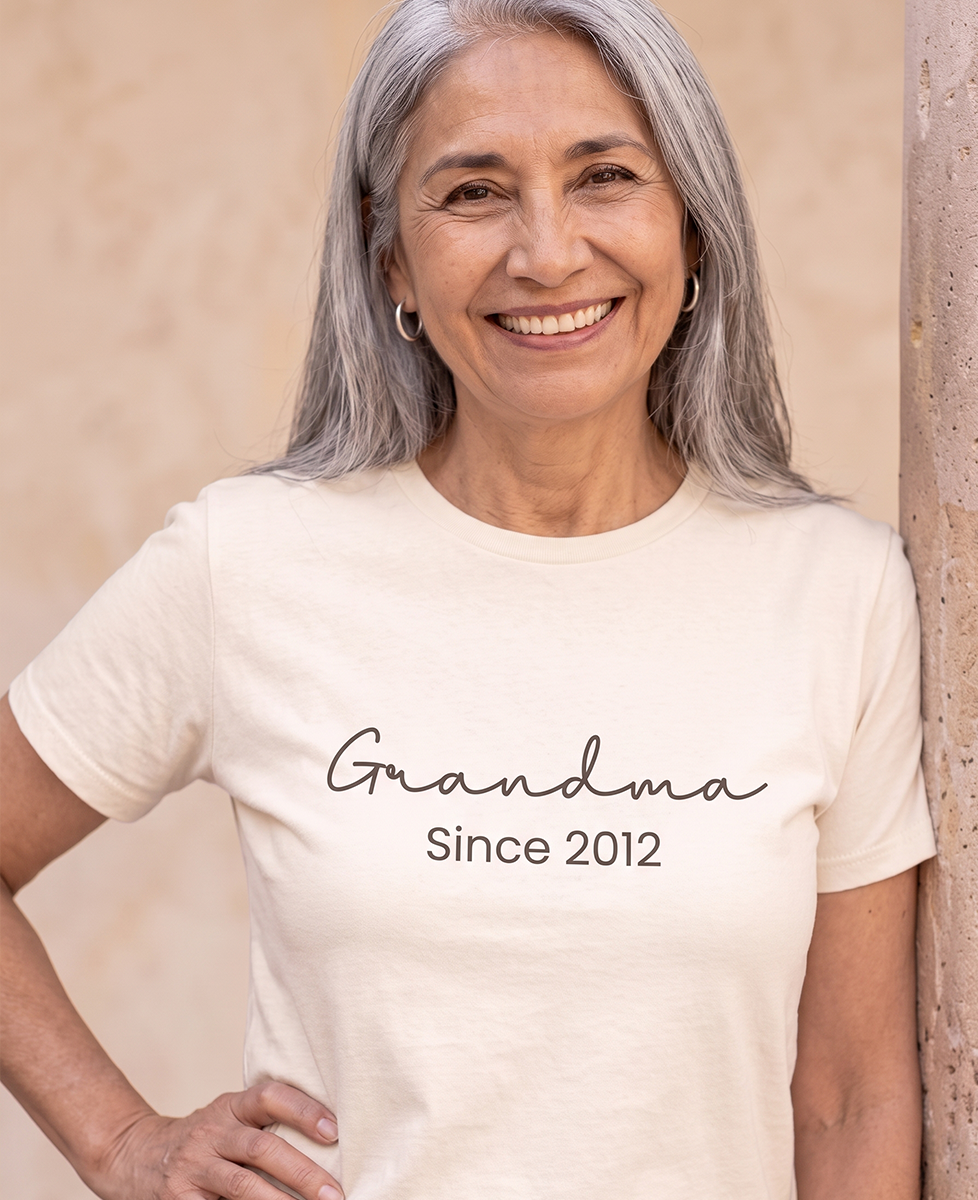 Grandma Since T-Shirt Personalized